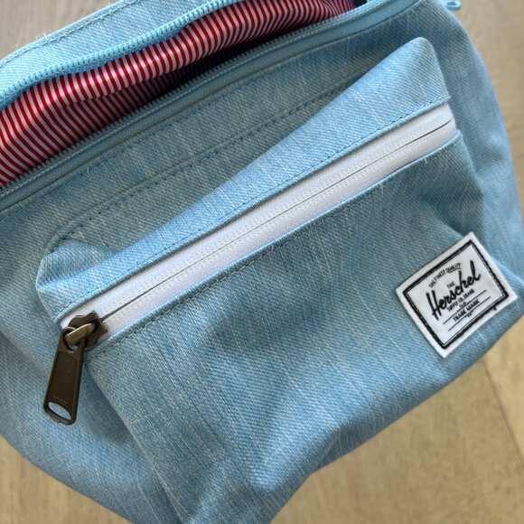 Like New Sky Blue Herschel Hip Pack - Picture 3 of 4